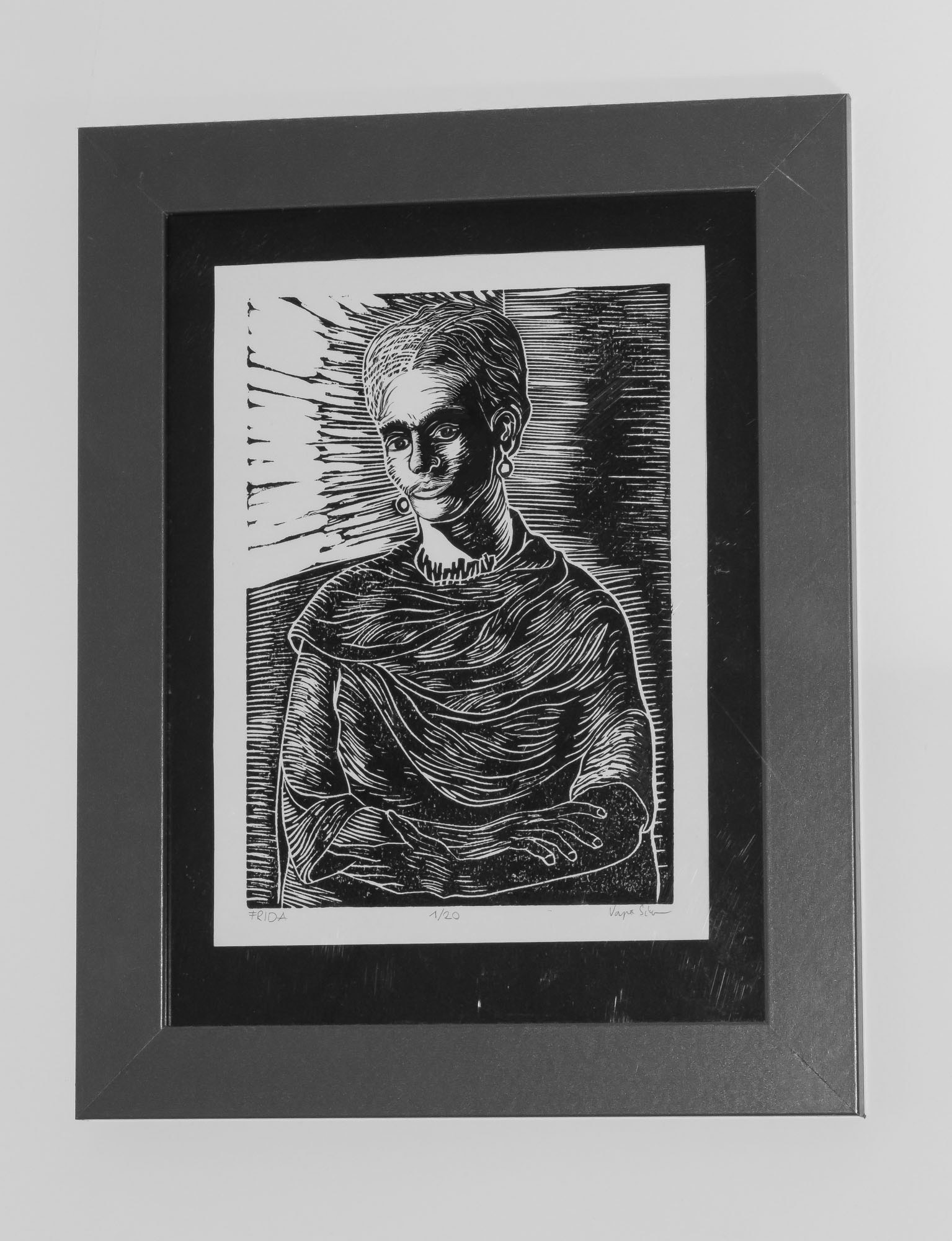 Lino Print, Frida 2.